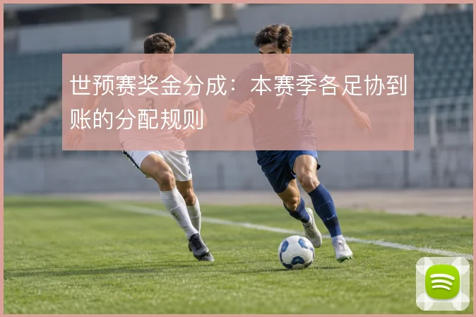 世预赛奖金分成：本赛季各足协到账的分配规则